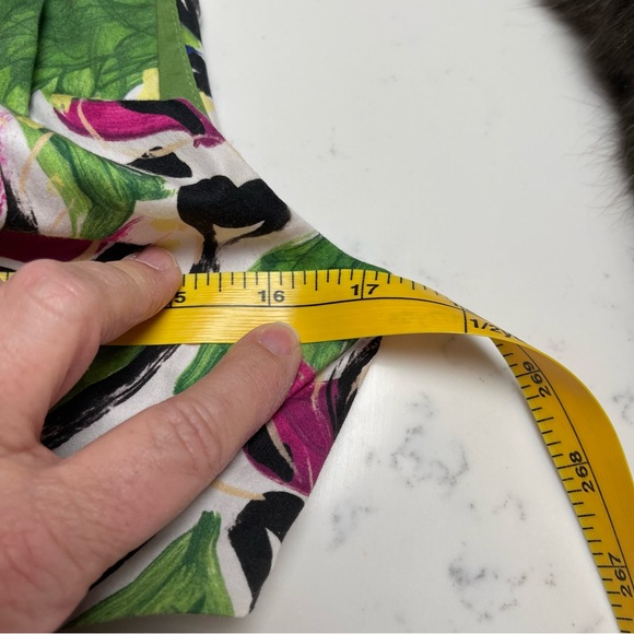 Aje Zorina Native Gumnut Green Floral Tie Midi Dress Womens Size 8 - Picture 12 of 15